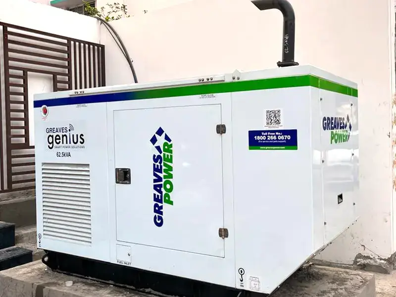 62.5 kVA genset